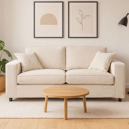 Valensole 2 Seat Cream Fabric Sofa