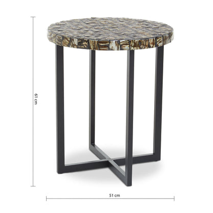 Branna Round Side Table