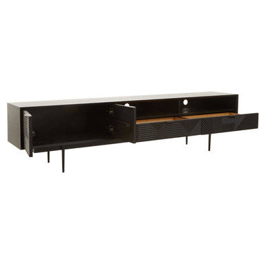 Jakara Black Finish Media Unit
