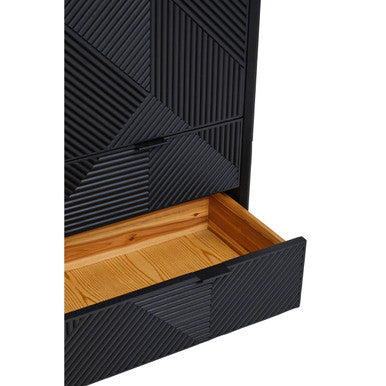 Jakara Black Finish Cabinet