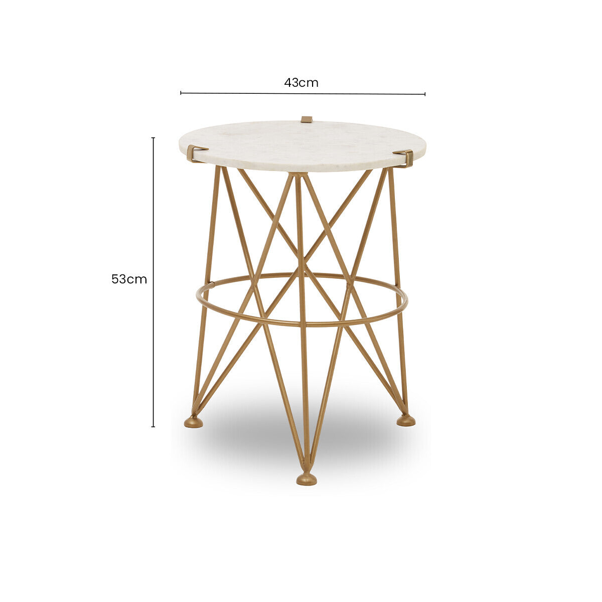Rabia Angular Accent Table