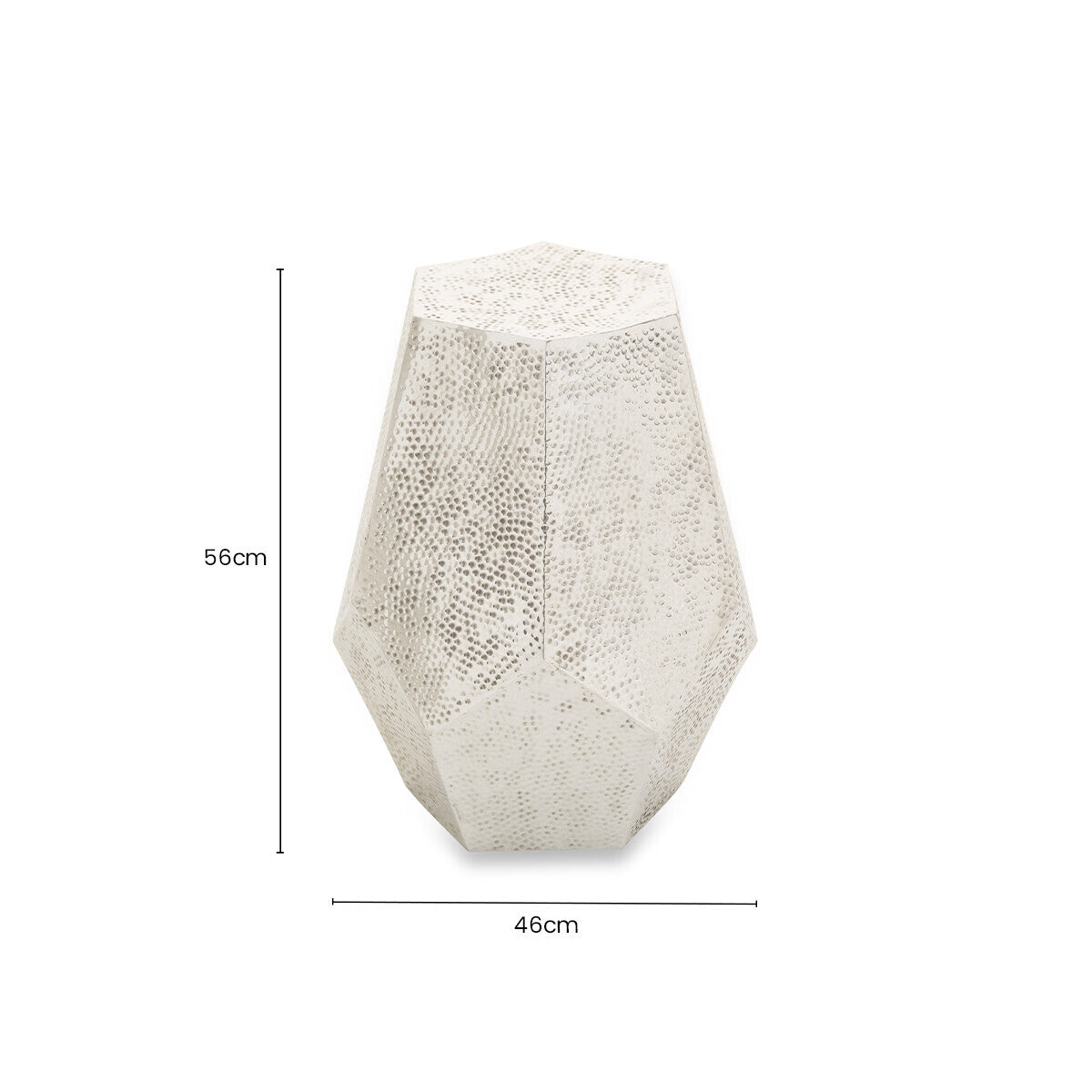 Rabia Drum Style Geometric Table