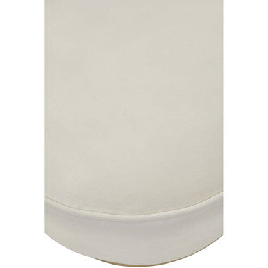 Kids Tamra Cream Velvet Gold Base Chair