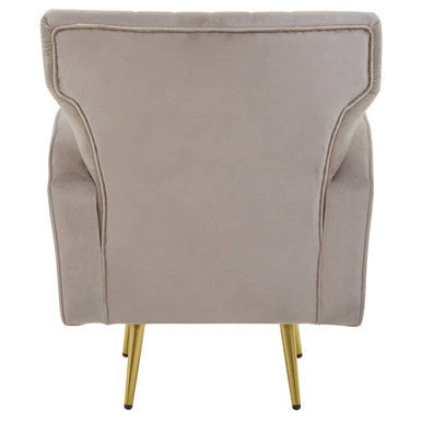 Hayley Mink Velvet Armchair