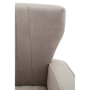 Hayley Mink Velvet Armchair