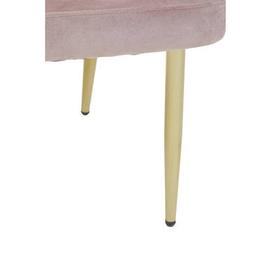 Dani Dusky Pink Velvet Dining Chair