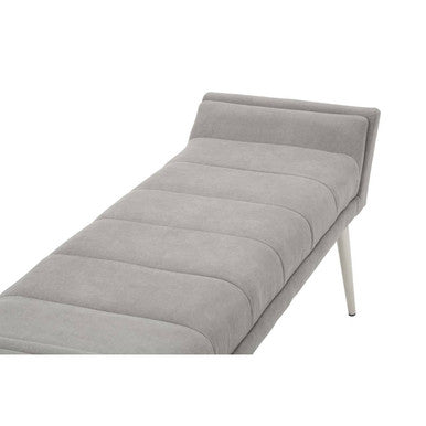 Gilden Grey Bench With Angular Base