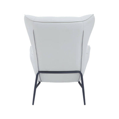 Kaiko Stone Faux Leather Armchair And Footstool