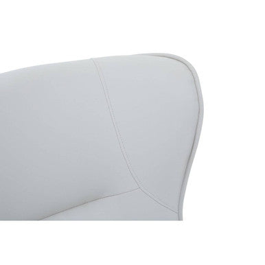 Kaiko Stone Faux Leather Armchair And Footstool