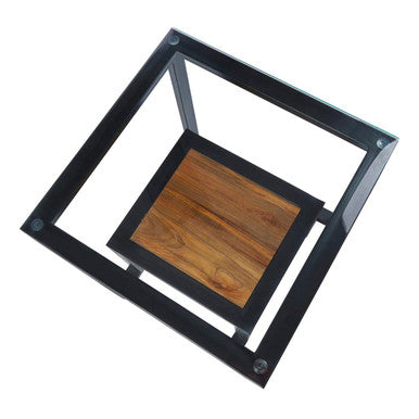 Cibo Side Table with Shelf