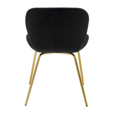 Black Velvet Dining Chair | Warton
