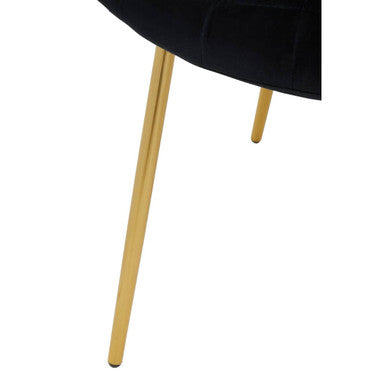 Black Velvet Dining Chair | Warton