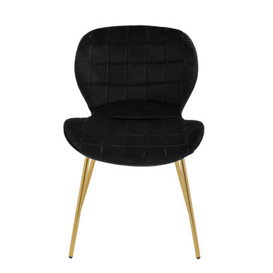 Black Velvet Dining Chair | Warton