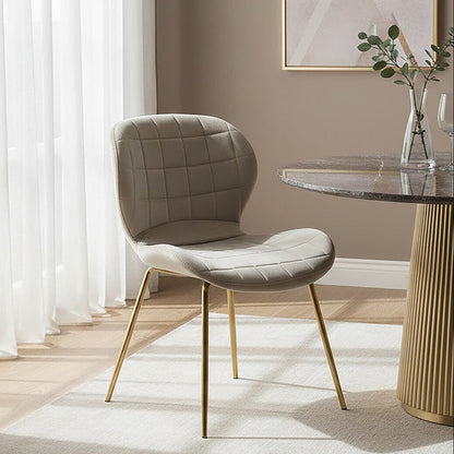 Warton Mink Velvet Dining Chair