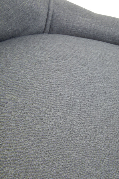 Anita Grey Fabric and Chrome Base Home Office Chair