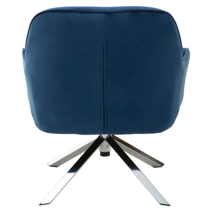 Avery Midnight Velvet Swivel Chair