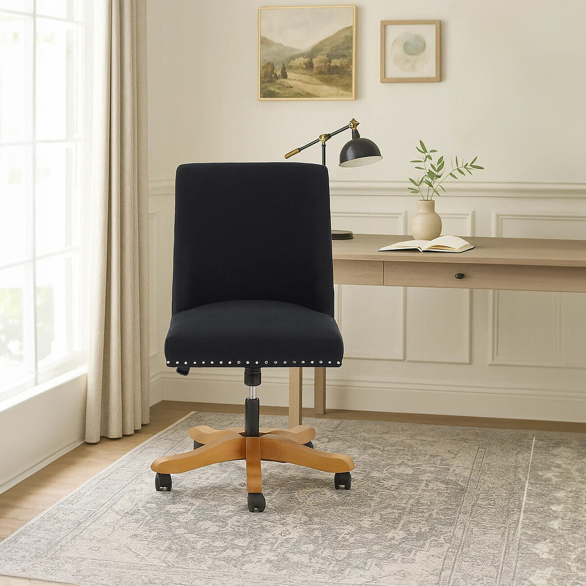 Washington Black Home Office Chair