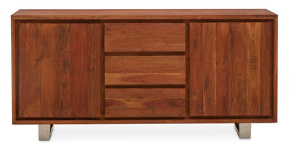 Simla Acacia Wood 2 Doors and 3 Drawers Sideboard