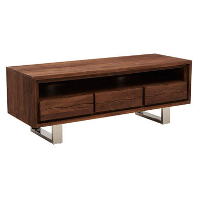 Simla Acacia Wood Media Unit