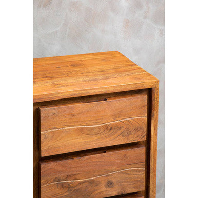 Simla Acacia Wood 1 Door and 3 Drawers Sideboard