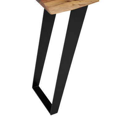 Surax Acacia Wood with Live Edge Console Table