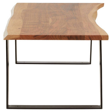 Surax Acacia Wood with Live Edge Coffee Table