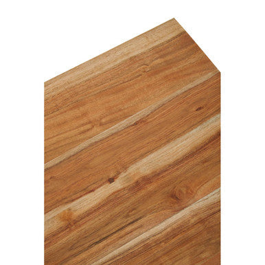 Surax Acacia Wood with Black Legs Side Table