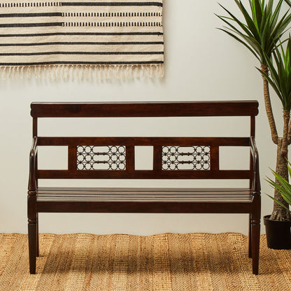 Srina Brown Sheesham Wood Bench