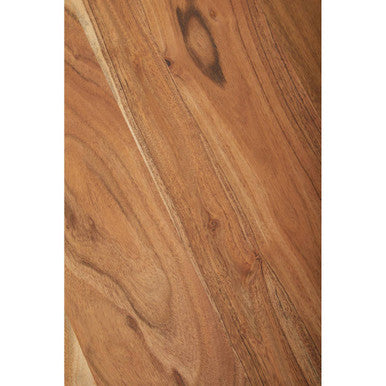 Boho Acacia Wood Round Coffee Table