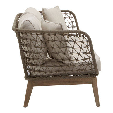 Opus Three Seat Grey Sofa