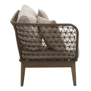 Opus Woven Rope Chaise Longue with Cushions