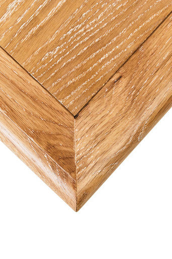 Kensington Townhouse Antique Grey Oak Wood Top Side Table