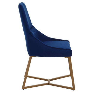 Vieste Midnight Velvet Dining Chair