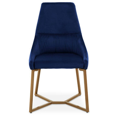 Vieste Midnight Velvet Dining Chair