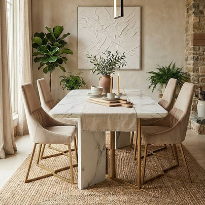 Mink Velvet Dining Chair | Vieste