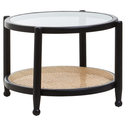 Cebu Rattan and Glass Coffee Table