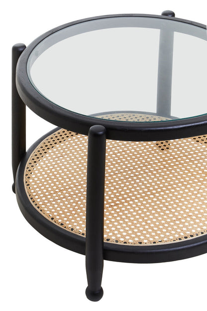 Cebu Rattan and Glass Coffee Table