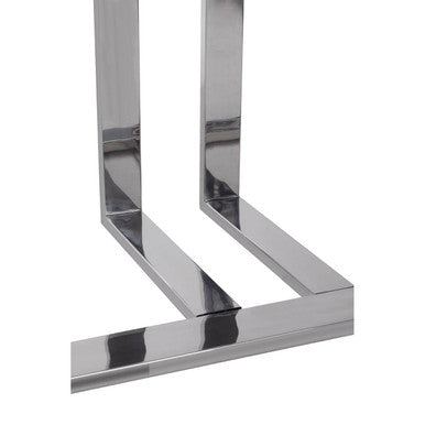 Genoa Grey Gloss Finish Console Table