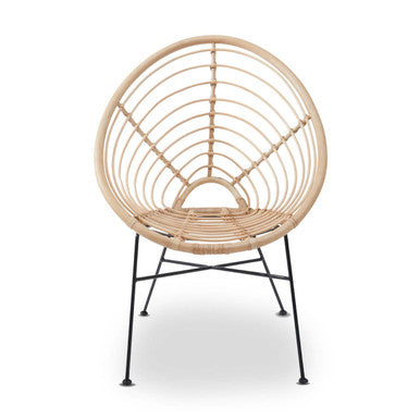 Java Natural Rattan Round Chair