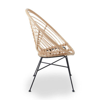 Java Natural Rattan Round Chair