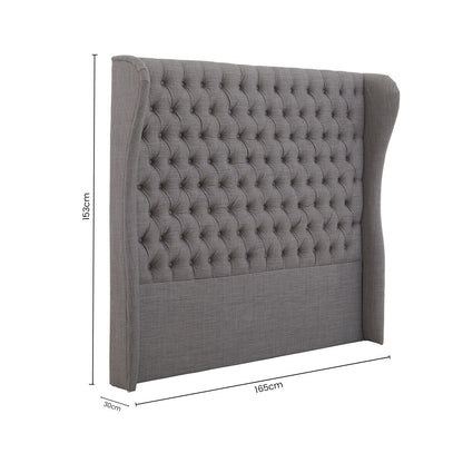 Grey Kingsize Headboard | Parkside