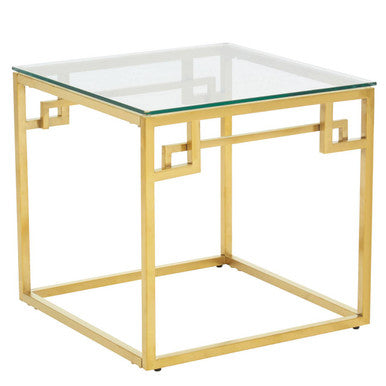 Allure Gold Brushed Side Table