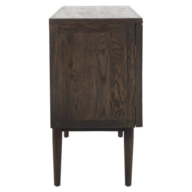 Lucca Recycled Dark Oak Wood Sideboard