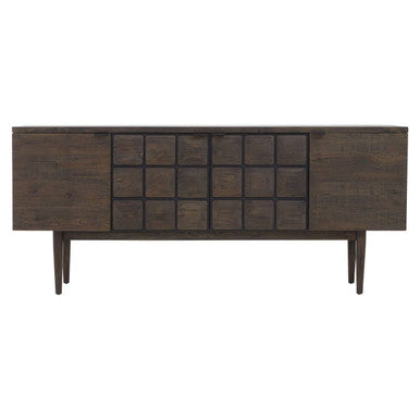 Lucca Recycled Dark Oak Wood Sideboard