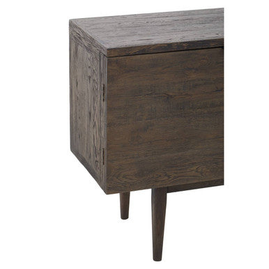 Lucca Recycled Dark Oak Wood Sideboard