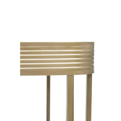 Ella Gold Console Table with Mirror Top