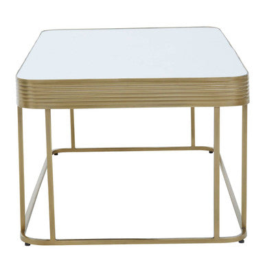 Ella Gold Coffee Table with Mirror Top