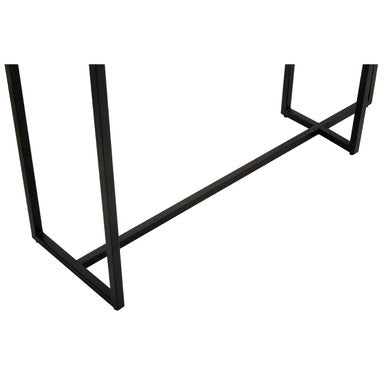 Cercle Smoked Mirror 2 Tier Console Table