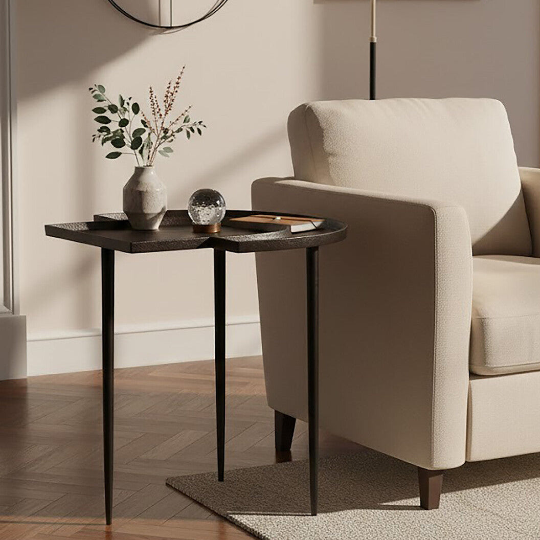 Simbolo Bronze Top Side Table