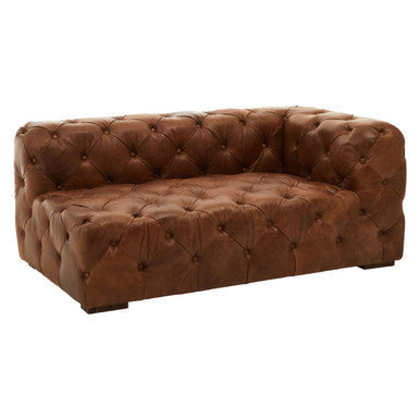 Brown Leather Right Arm Modern Chesterfield Modular Sofas | Hoxton